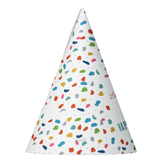 ロック登山かわいい子供の誕生日パーティー パーティーハット (左)