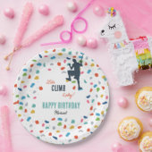 ロック登山かわいい子供の誕生日パーティー ペーパープレート (パーティー)