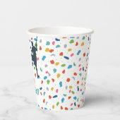 ロック登山かわいい子供の誕生日パーティー 紙コップ (裏面)