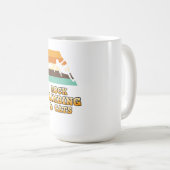 ロック登山とキャッツマウンテンクライマーラバーグラップ コーヒーマグカップ (正面右)