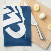 ロック登山の丸太 キッチンタオル (四つ折り)