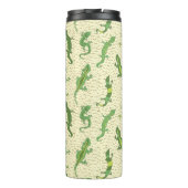 ロック登山のGeckosの黄色 – シームレスなパターン。 タンブラー (裏面)