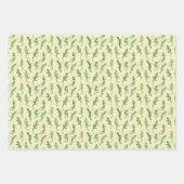 ロック登山のGeckosの黄色 – シームレスなパターン。 ラッピングペーパーシート (正面)