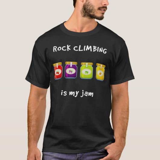 ロック登山は私のジャムお気に入りのホビースラングPhra Tシャツ (正面)