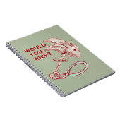 ロック登山は鞭を打つ?カおもしろいム ノートブック (右側)