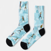 ロック登山インブルースクルーソックス ソックス (左)