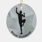 ロック登山オーナメント セラミックオーナメント (左)
