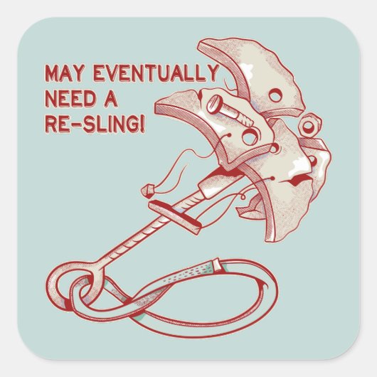 ロック登山カム再スリング スクエアシール (正面)