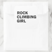 ロック登山ガールロッククライミング スクエアシール (バッグ)