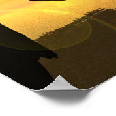 ロック登山キャンバス印刷 ポスター (角)