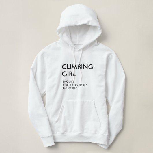 ロック登山ギフト パーカ (デザイン正面)