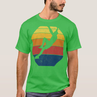 ロック登山クライマーボルダリングヴィンテージ Tシャツ