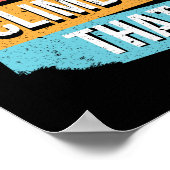 ロック登山クライマー私はそのレトロヴィンテージに登る ポスター (角)