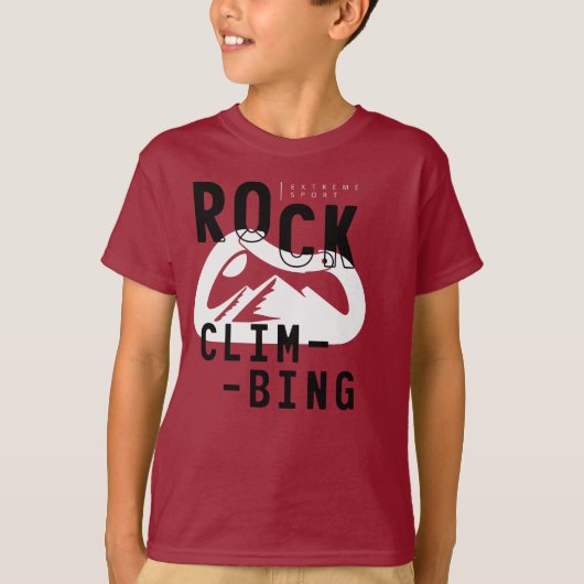 ロック登山クライマー Tシャツ (正面)