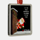 ロック登山クリスマスコレクション メタルオーナメント (右)