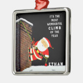 ロック登山クリスマスコレクション メタルオーナメント (左)