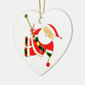 ロック登山クリスマス セラミックオーナメント (左)