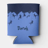 ロック登山クールブルー 缶クーラー (正面)