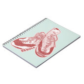 ロック登山シューズレソール ノートブック (左側)