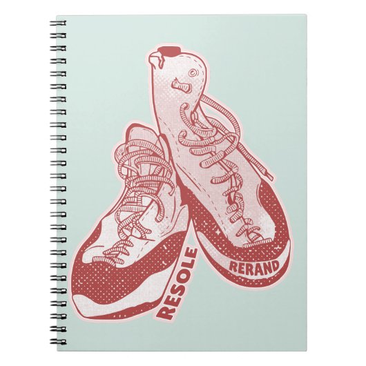 ロック登山シューズレソール ノートブック (正面)