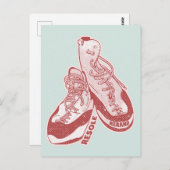 ロック登山シューズレソール ポストカード (正面/裏面)