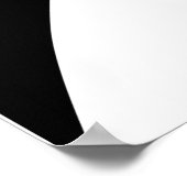 ロック登山シルエット ポスター (角)