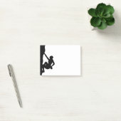 ロック登山シルエット ポストイット (オフィス)