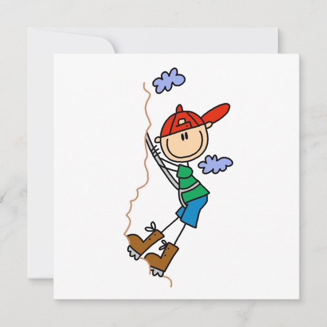 ロック登山スティックフィギュア (正面)