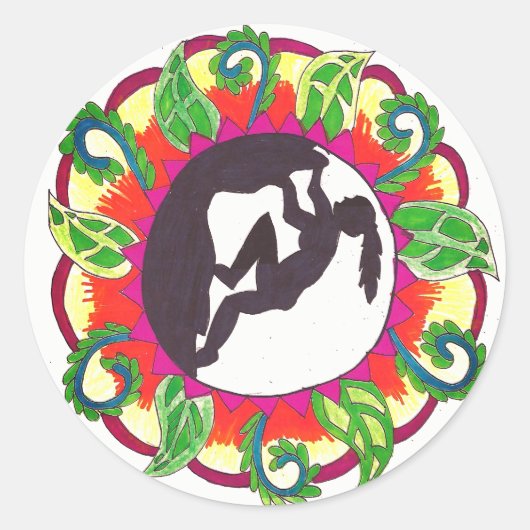 ロック登山ゼンガール ラウンドシール (正面)