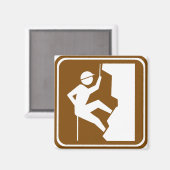 ロック登山ハイウェイサイン マグネット (正面/裏面)