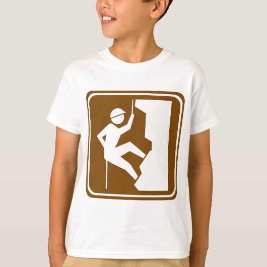 ロック登山ハイウェイサイン Tシャツ (正面)