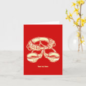 ロック登山ハーネス カード (黄色い花)