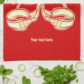 ロック登山ハーネス キッチンタオル (折り畳み)