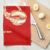 ロック登山ハーネス キッチンタオル (四つ折り)