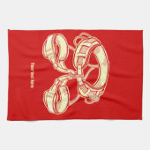 ロック登山ハーネス キッチンタオル (横)