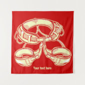 ロック登山ハーネス タペストリー (正面)