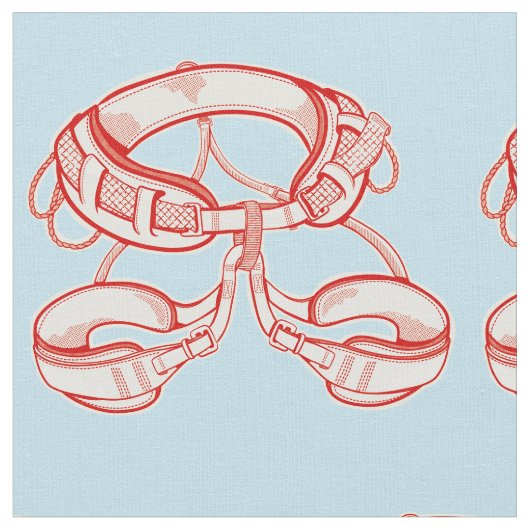 ロック登山ハーネス ファブリック (クローズアップ)
