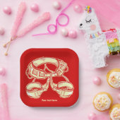 ロック登山ハーネス ペーパープレート (パーティー)