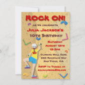 ロック登山パーティの招待状 招待状 (正面)