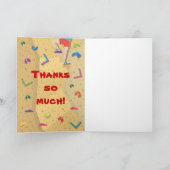 ロック登山パーティーサンキューノート サンキューカード (内部)