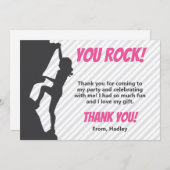 ロック登山パーティー サンキューカード (正面/裏面)