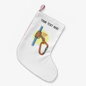 ロック登山プルシックヒッチ スモールクリスマスストッキング (正面 (吊り時))