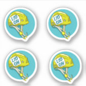 ロック登山ヘルメット シール (正面)