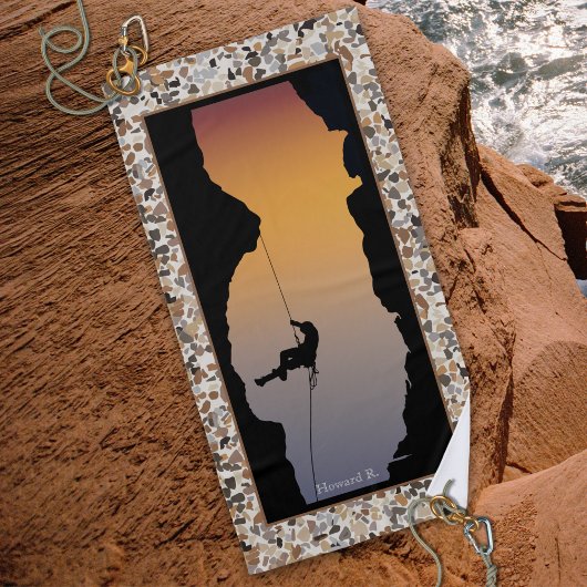 ロック登山ペブル ビーチタオル