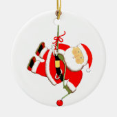 ロック登山ホリデーギフト セラミックオーナメント (正面)