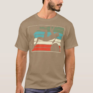 ロック登山ボルダリングクライマー Tシャツ