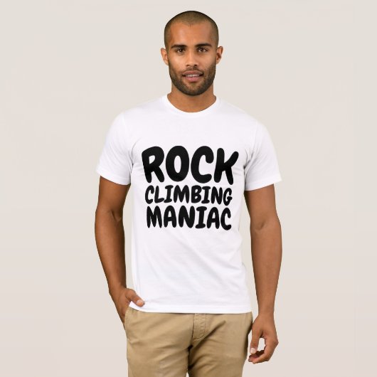 ロック登山マニアックTシャツ Tシャツ (正面フル)