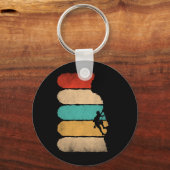 ロック登山レトロヒップスタークライマーノベルティ キーホルダー (正面)