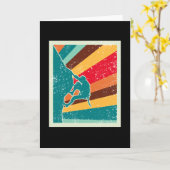 ロック登山レトロヴィンテージ カード (黄色い花)