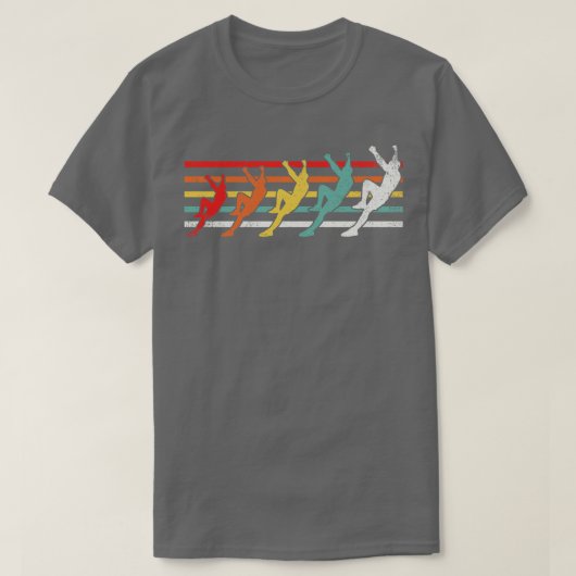 ロック登山ロッククライマー Tシャツ (デザイン正面)